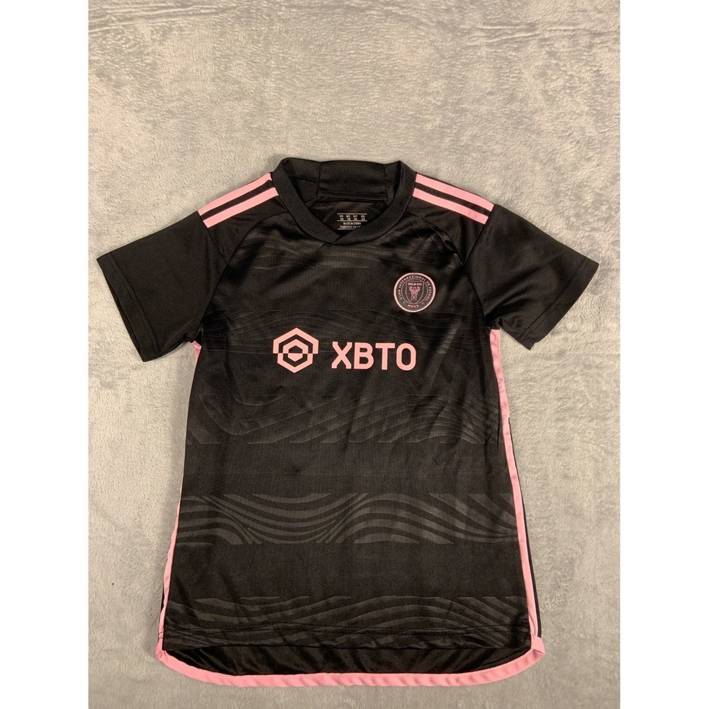 Inter Miami CF Lionel Messi #10 Away Jersey Unisex Size 26 Black Polyester